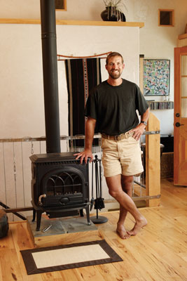 Native Coloradoan Bradley Bartels says he and wife Emmanuelle Vital chose to settle in Walden because it was affordable and down to earth. The material they selected for their first home, straw bale, offered similar attributes.